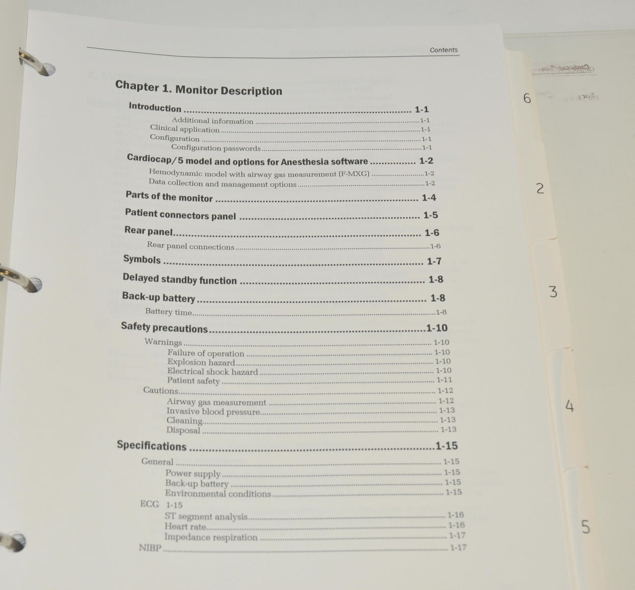 GE Healthcare Datex-Ohmeda Cardiocap 5 Anesthesia User Reference Manual Guide