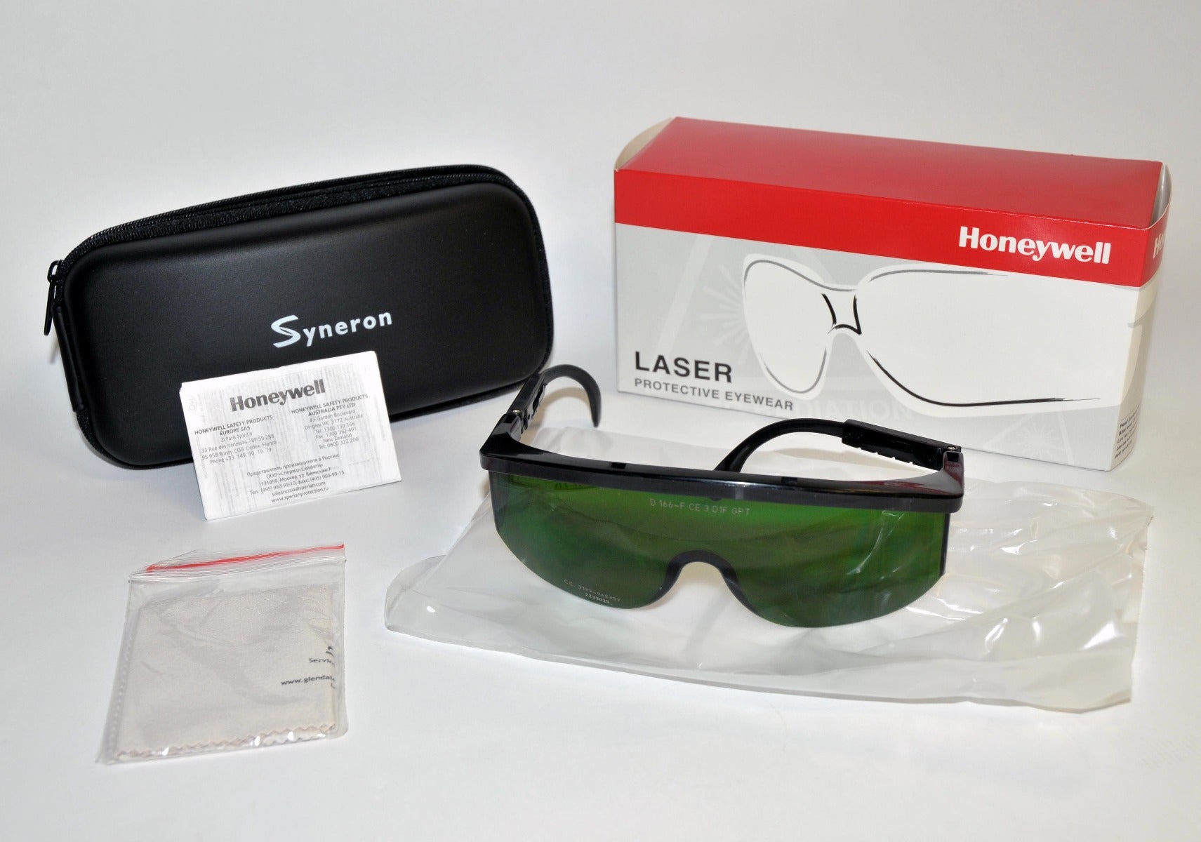 Honeywell Syneron Laser Eyewear IPL Operator Safety Glasses D-166F CE 3 D1F GPT