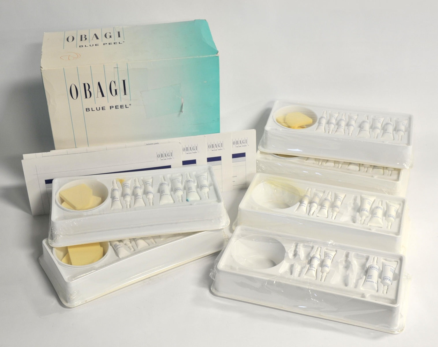Obagi Blue Peel Essential Kit 2 Trays Wrinkles Blemishes Photoaging Rough Skin