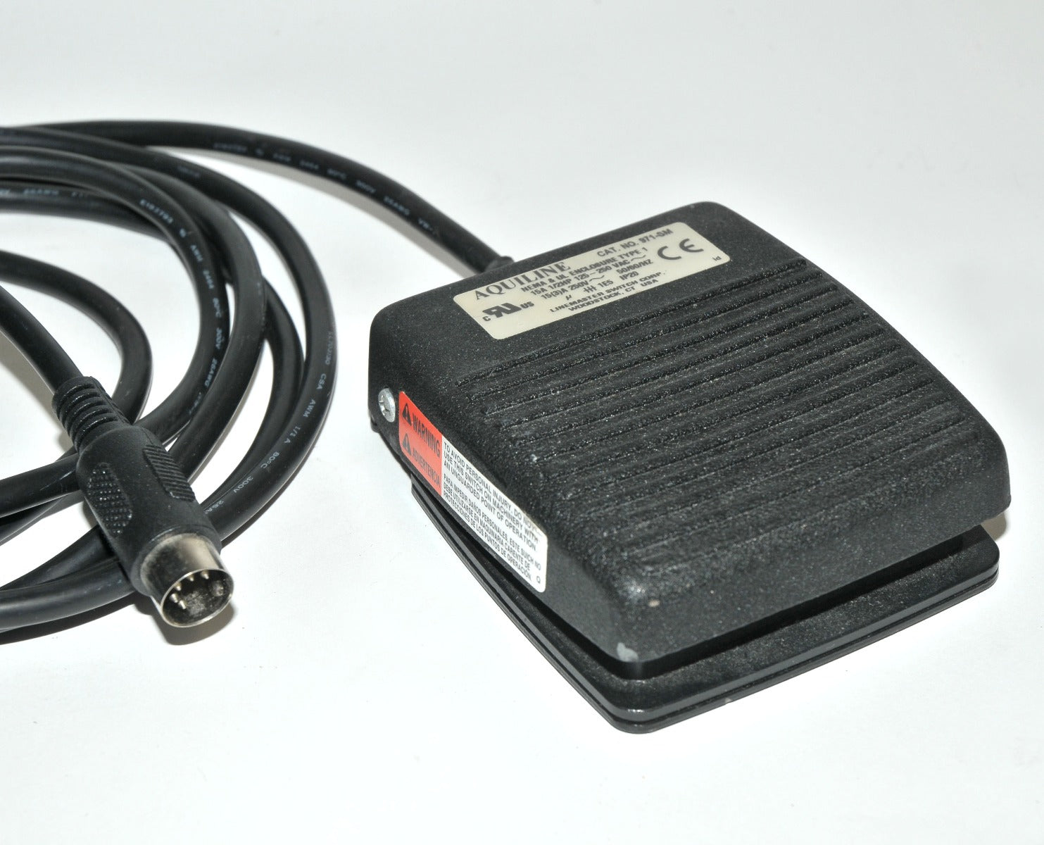 Aquiline Laser 5-Pin Electric Footswitch Pedal 971-SM Foot Switch Linemaster
