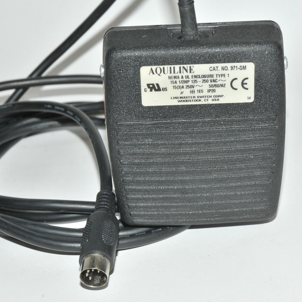 Aquiline Laser 5-Pin Electric Footswitch Pedal 971-SM Foot Switch Linemaster