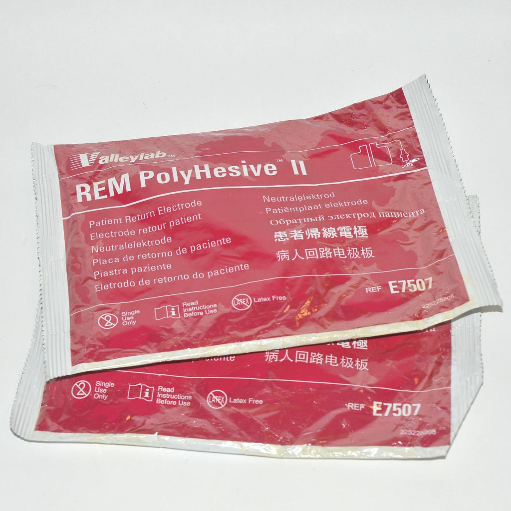 Valleylab REM Polyhesive II Patient Return Electrode Single Use Exp 2012 x2 Pcs