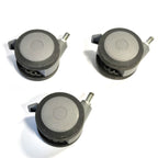 Cutera ExcelV Xeo Laser Set Wheels Rolling Caster Swivel Locking Excel V XL x3Pc