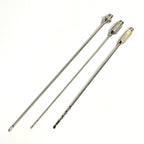 Cannula Handpiece Handle 6-8" Tips Cannulae Instrument Aspiration Suction x3 Pcs