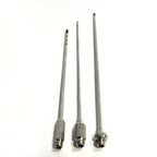 Cannula Handpiece Handle 6-8" Tips Cannulae Instrument Aspiration Suction x3 Pcs