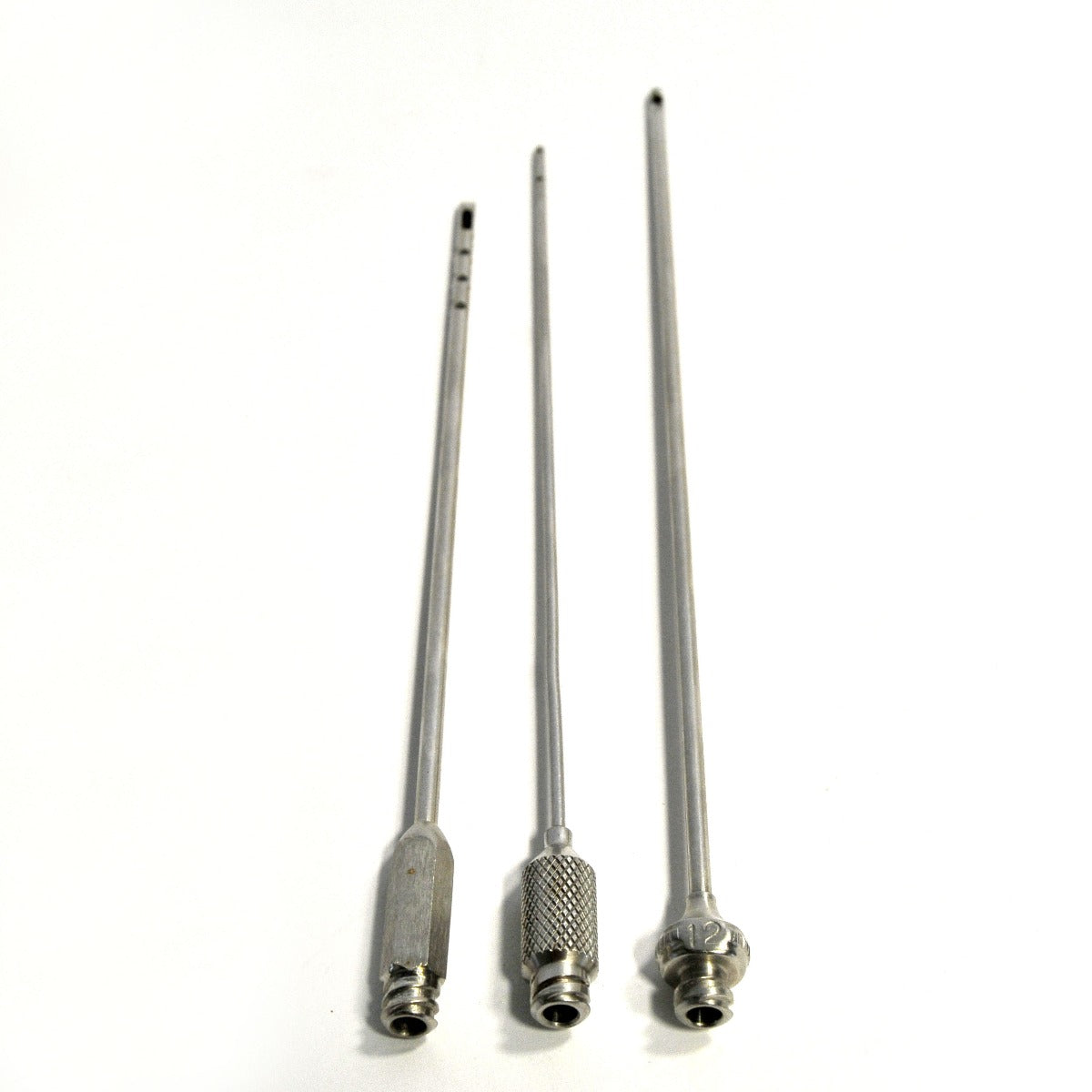 Cannula Handpiece Handle 6-8" Tips Cannulae Instrument Aspiration Suction x3 Pcs