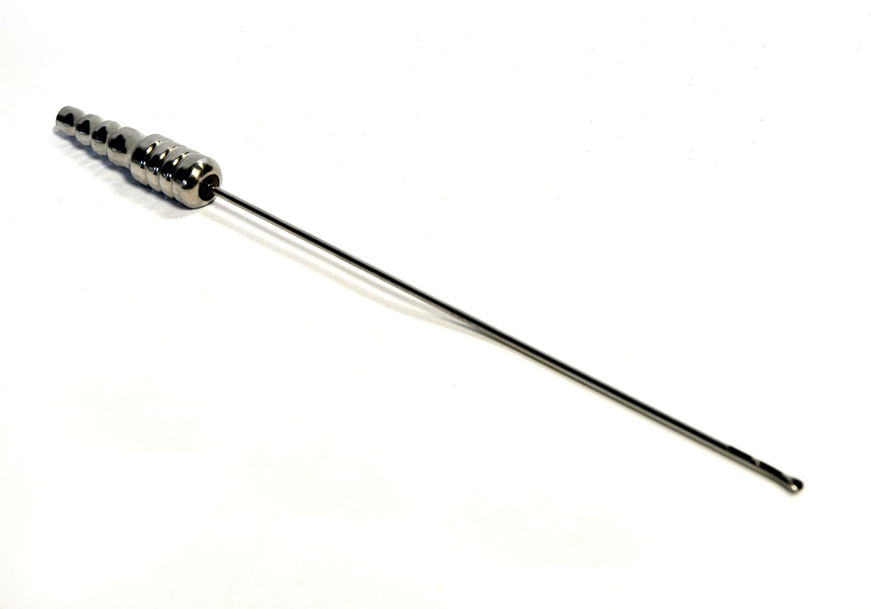 Cannula 2 Hole 6" Blunt End Tip Spatula Suction Instrument Aspiration Slip Base