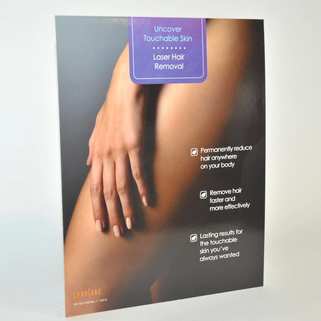 Cynosure Laser Hair Removal Uncover Touchable Skin Body Office Marketing Display