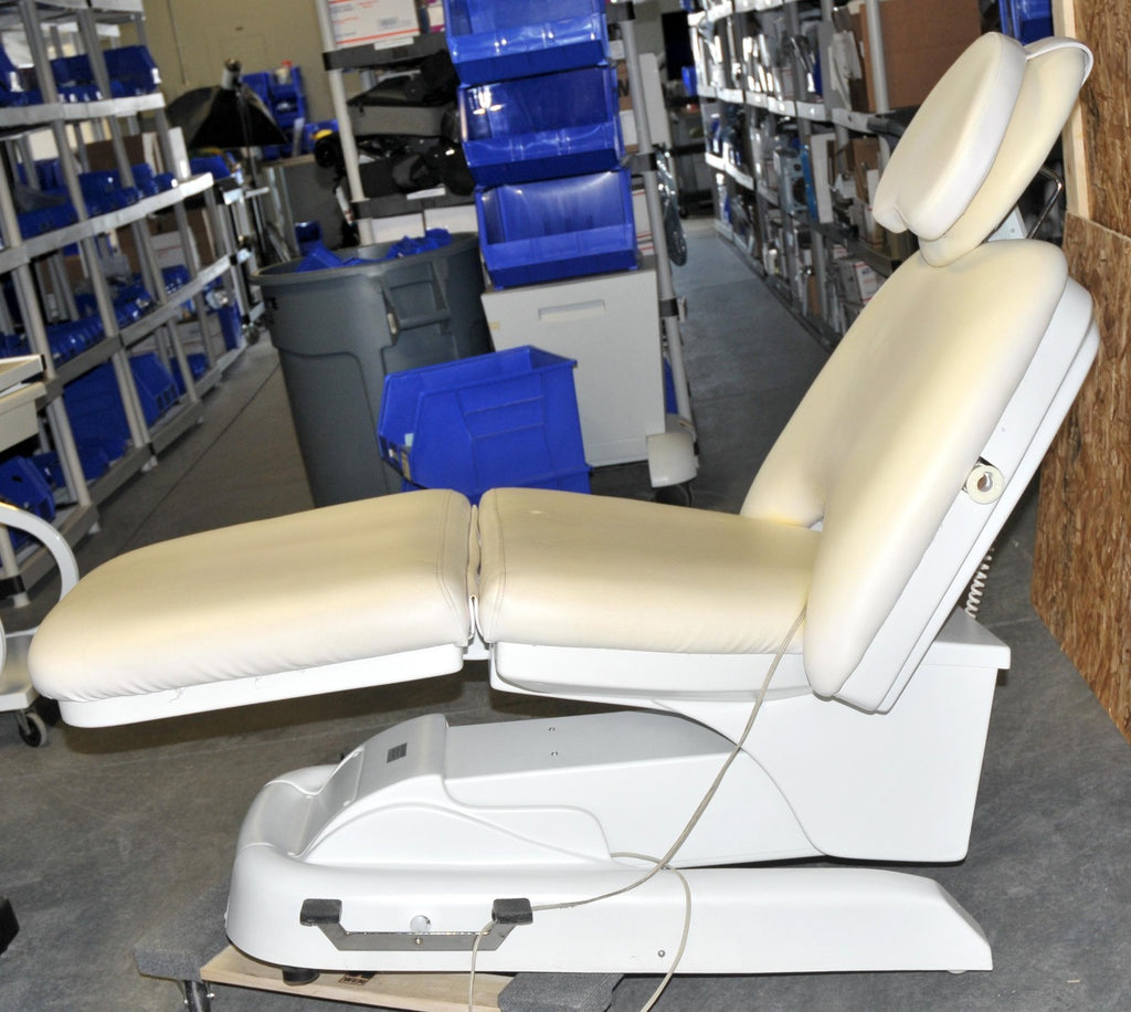 Adjustable Electric Power Spa Facial Chair Table White Bed Therapy Medical Seat