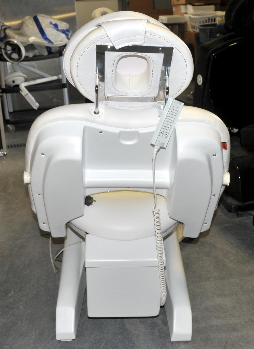 Adjustable Electric Power Spa Facial Chair Table White Bed Therapy Medical Seat
