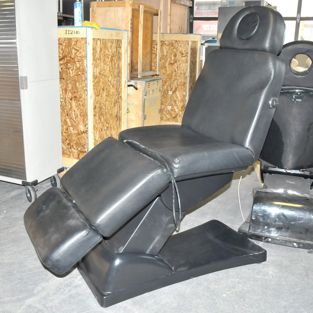 Adjustable Electric Power Spa Facial Chair Table Black Bed Therapy Medical Seat