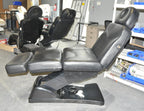 Adjustable Electric Power Spa Facial Black Bed Table Chair Therapy Clinic Seat