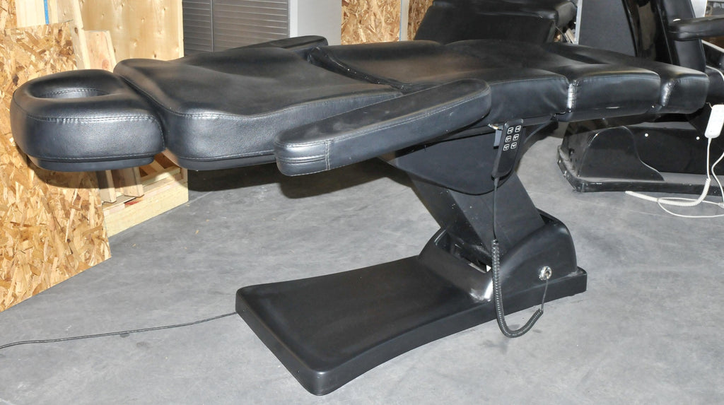 Adjustable Electric Power Spa Facial Black Bed Table Chair Therapy Clinic 110V