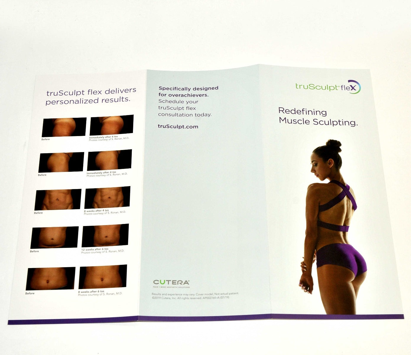 Cutera truSculpt Flex Redefining Patient Marketing Pamphlet Office Brochure x34