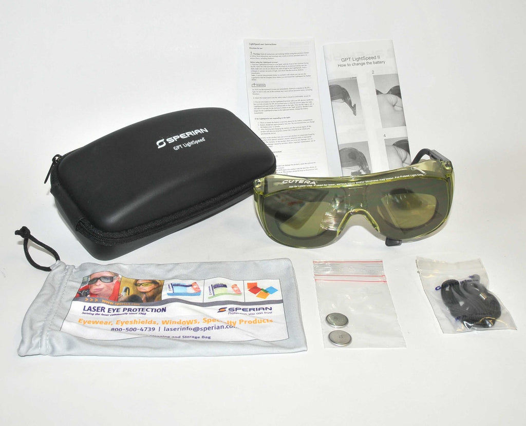 Glendale Cutera Sperian LightSpeed Flash IPL Operator Eyewear Safety Glasses