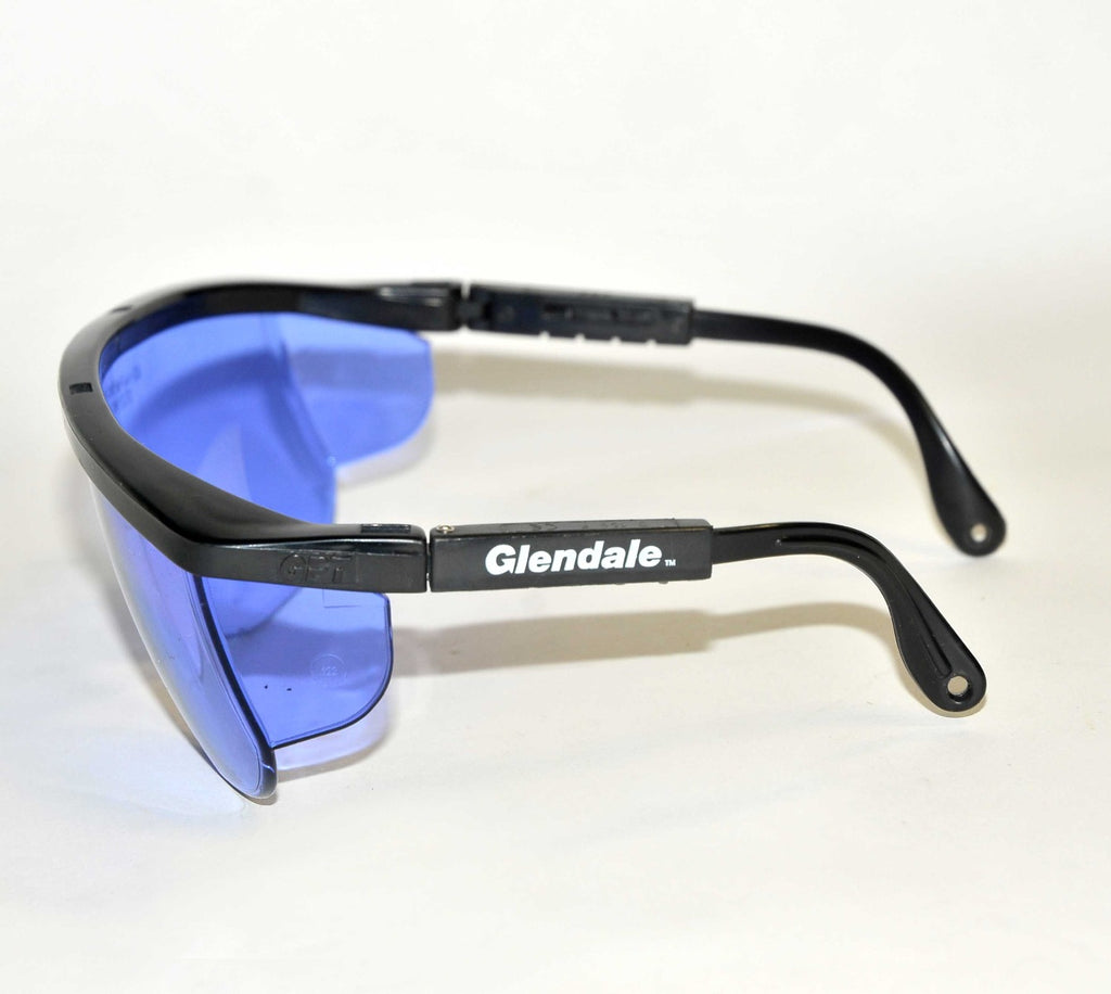Glendale Laser Operator Eyewear Safety Glasses 592-596nm Blue Tint 31-30124 GPT