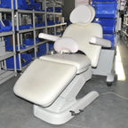 Alva White Adjustable Electric Power Spa Facial Chair Table Bed Massage Office