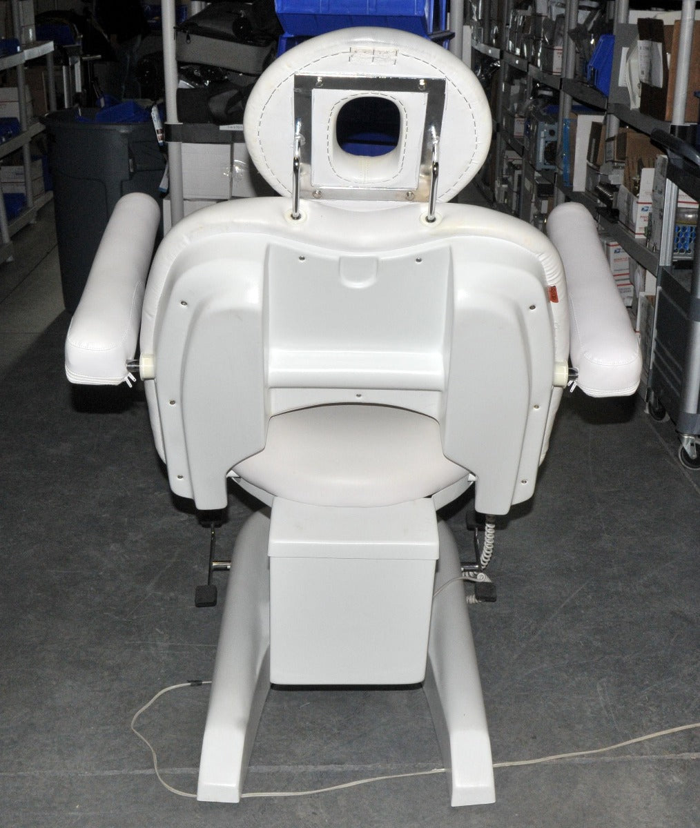 Alva White Adjustable Electric Power Spa Facial Chair Table Bed Massage Office