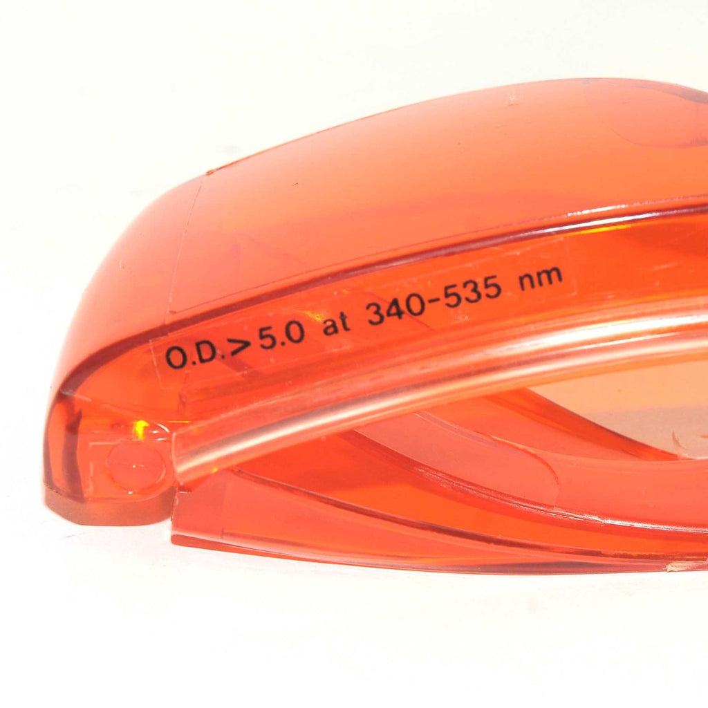 Laser Operator Safety Glasses Eye Protection Orange 532 nm KTP Plastic 340-535nm