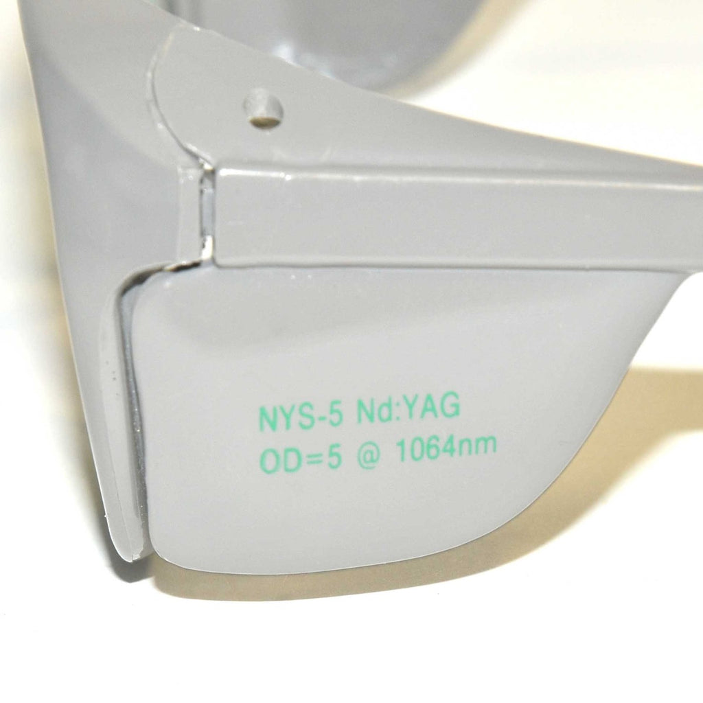 Ram Gray Frame Laser Safety Glasses Nd YAG 1064nm Eye Protection OD 5 Filter