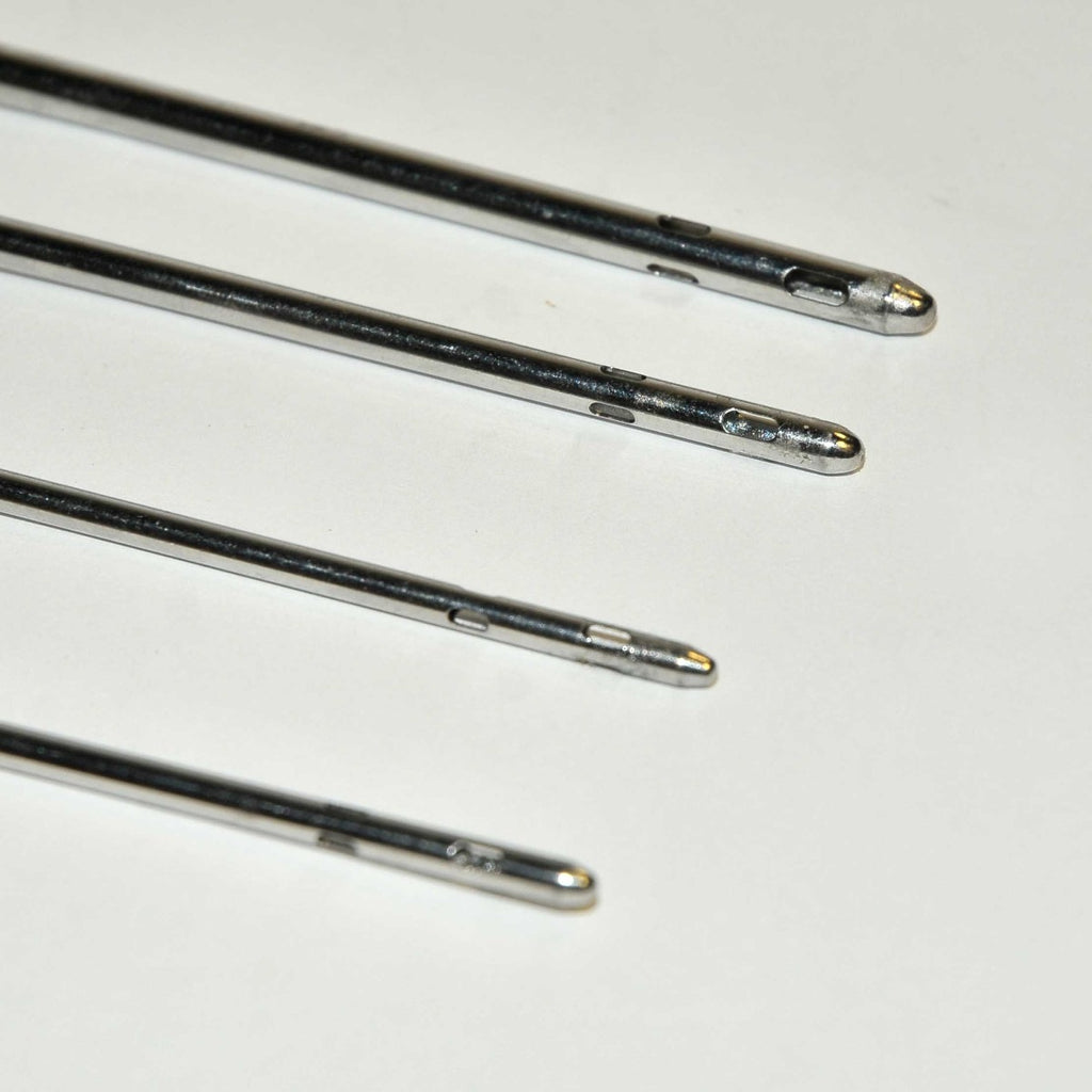 Vaser VentX Cannulae Needle Black Handle Suction Cannula Handpiece Set 10" - 13"
