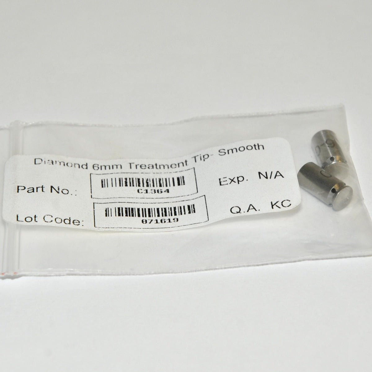 Envy Medical Silkpeel Smooth 6 mm Silk Peel Diamond Treatment Tip 03470-00 x2