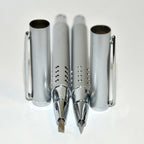 Silver Flat Tip Precision Sharp Laser Fiber Cutting Blade Knife Pocket Pen x2