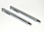 Silver Flat Tip Precision Sharp Laser Fiber Cutting Blade Knife Pocket Pen x2