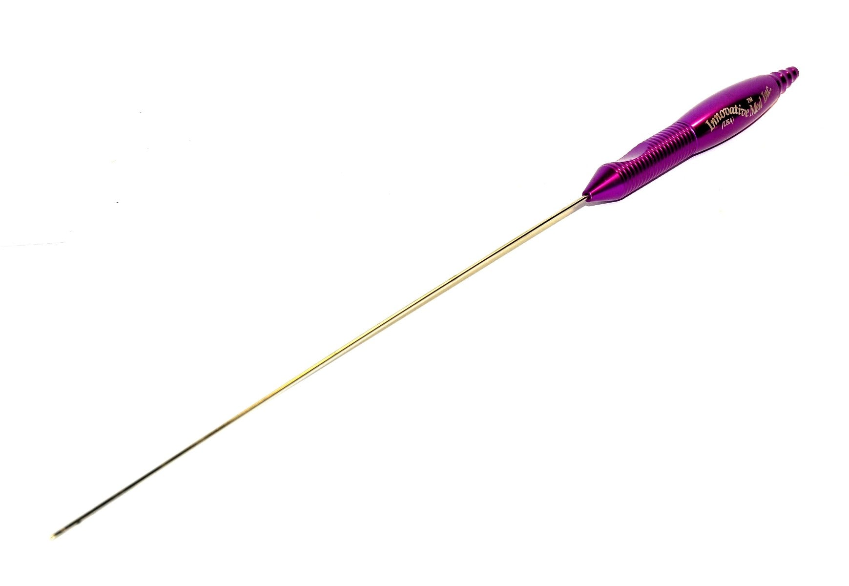 Innovative Med Cannula Needle Handle Base 10" Aspiration Purple Handpiece I/M