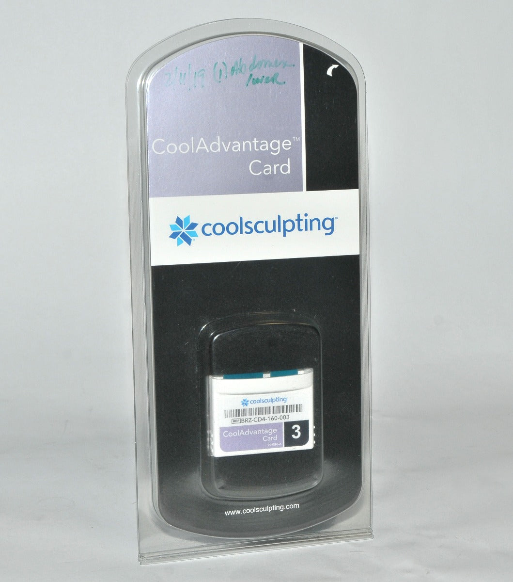 Zeltiq CoolSculpting CoolAdvantage Purple Card BRZ-CD4-160-003 204096-A 2 Cycle