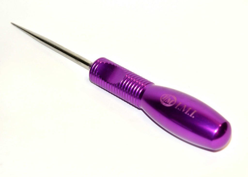 Innovative Med Handle Base Punch Awl Dermal Pointer Purple Handpiece USA Made
