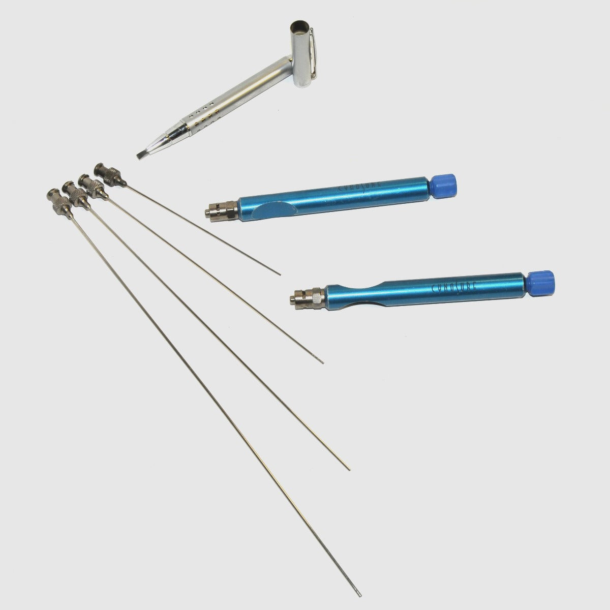 Cynosure Smartlipo Cannula Set 4 6 8 10" Probe Luer Style Lock Handles Cannulae