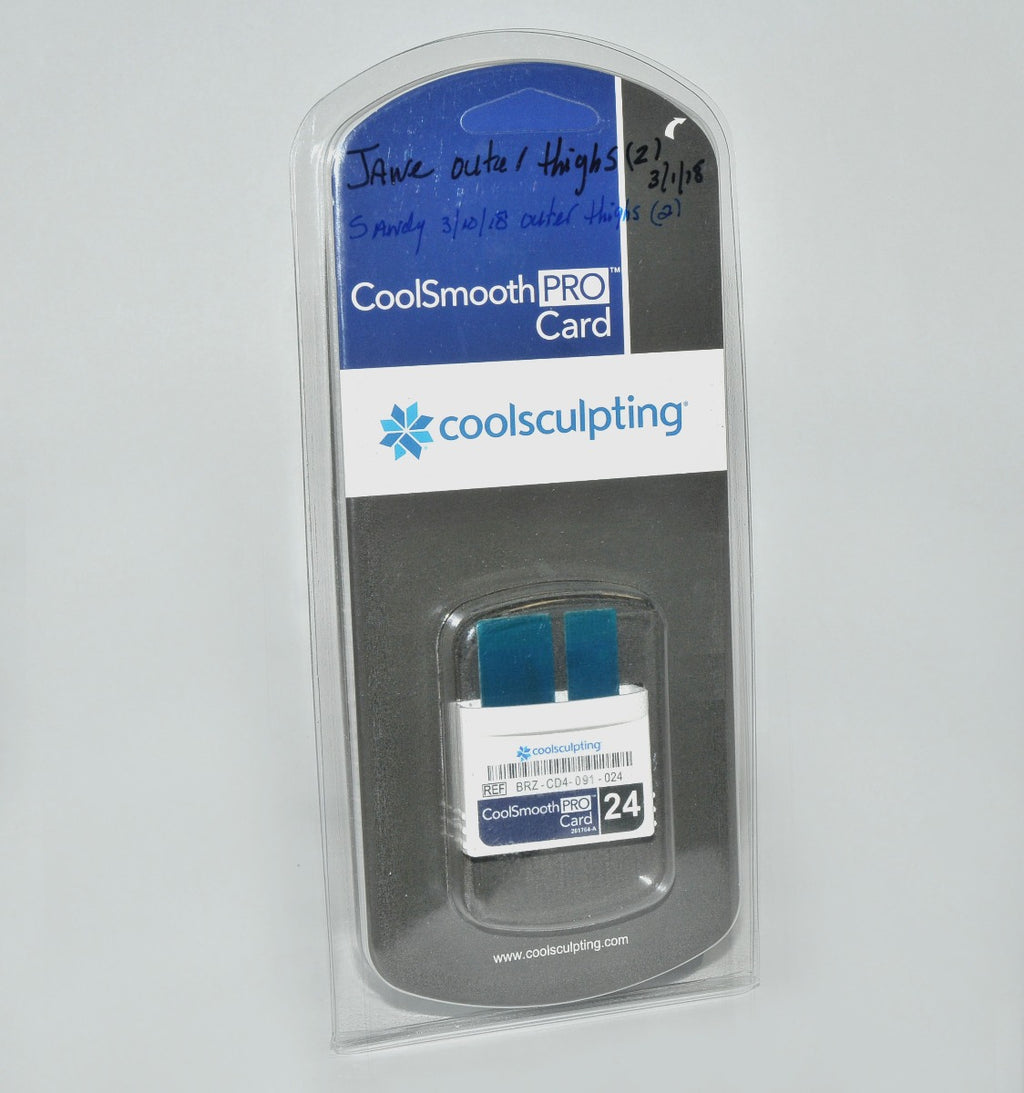 Zeltiq CoolSculpting CoolSmooth PRO Card BRZ-CD4-091-024 201764-A x20 Cycles
