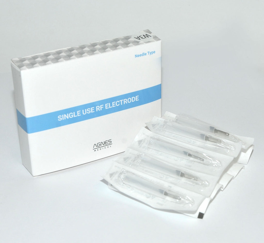 Agnes Medical RF Electrode Needle Type Model GA-W3A Micro-Insulated x3 Pcs