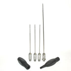 Handpiece Cannula Needle Suction Black 2 Handles Blunt Multi-Port 4 Cannulae Set
