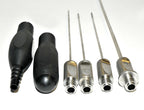 Handpiece Cannula Needle Suction Black 2 Handles Blunt Multi-Port 4 Cannulae Set