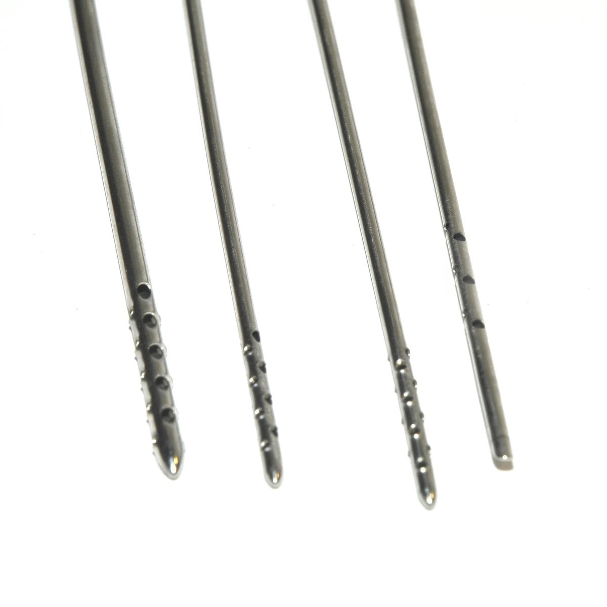 Handpiece Cannula Needle Suction Black 2 Handles Blunt Multi-Port 4 Cannulae Set