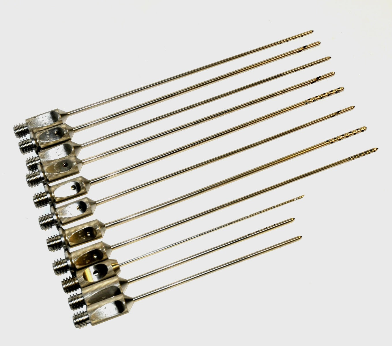 Handpiece Cannula Needle Suction Blunt Multi-Port Cannulae Large 11 Pc Lot Set