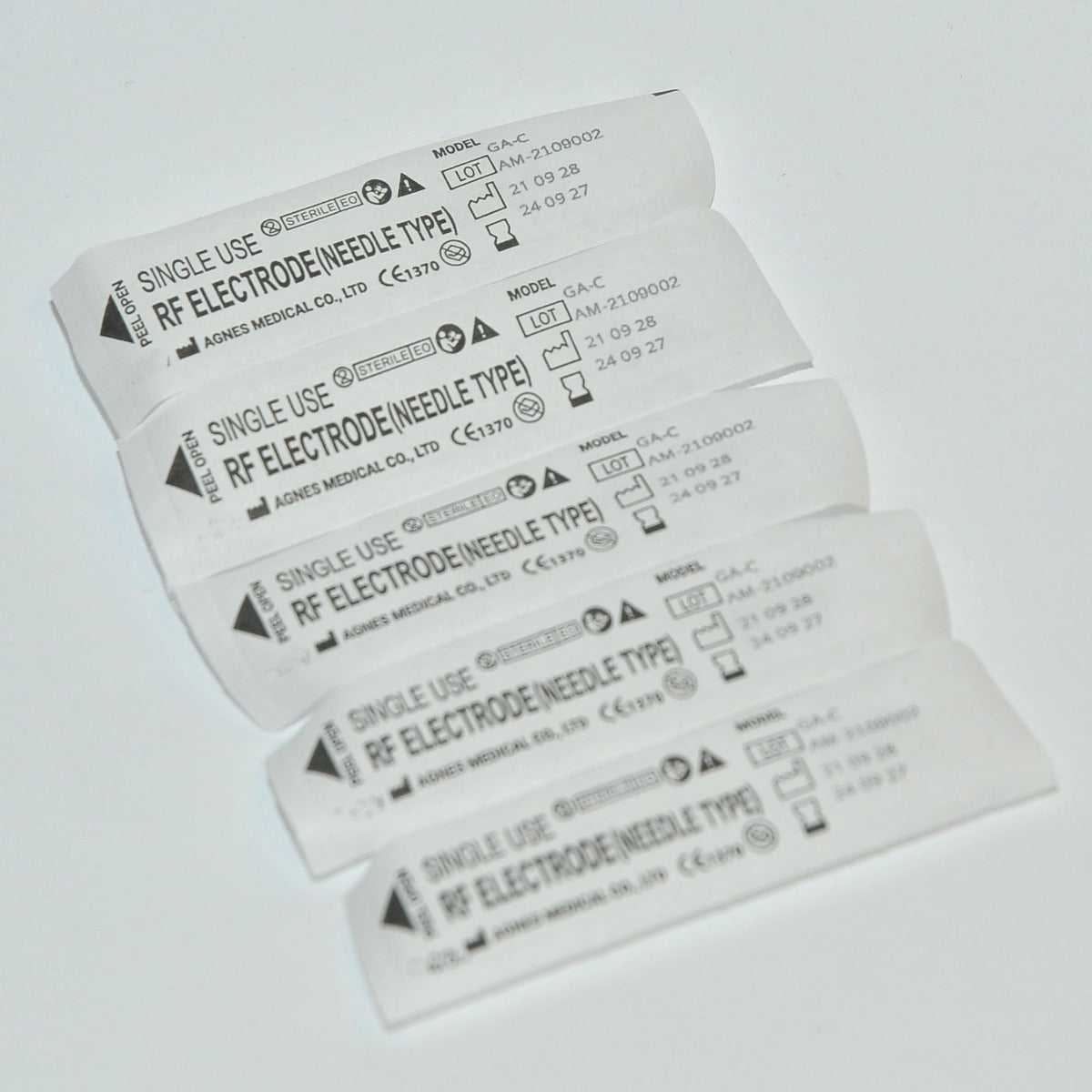 Agnes Medical RF Electrode Needle Type Model GA-C Micro-Insulated x5 Pcs