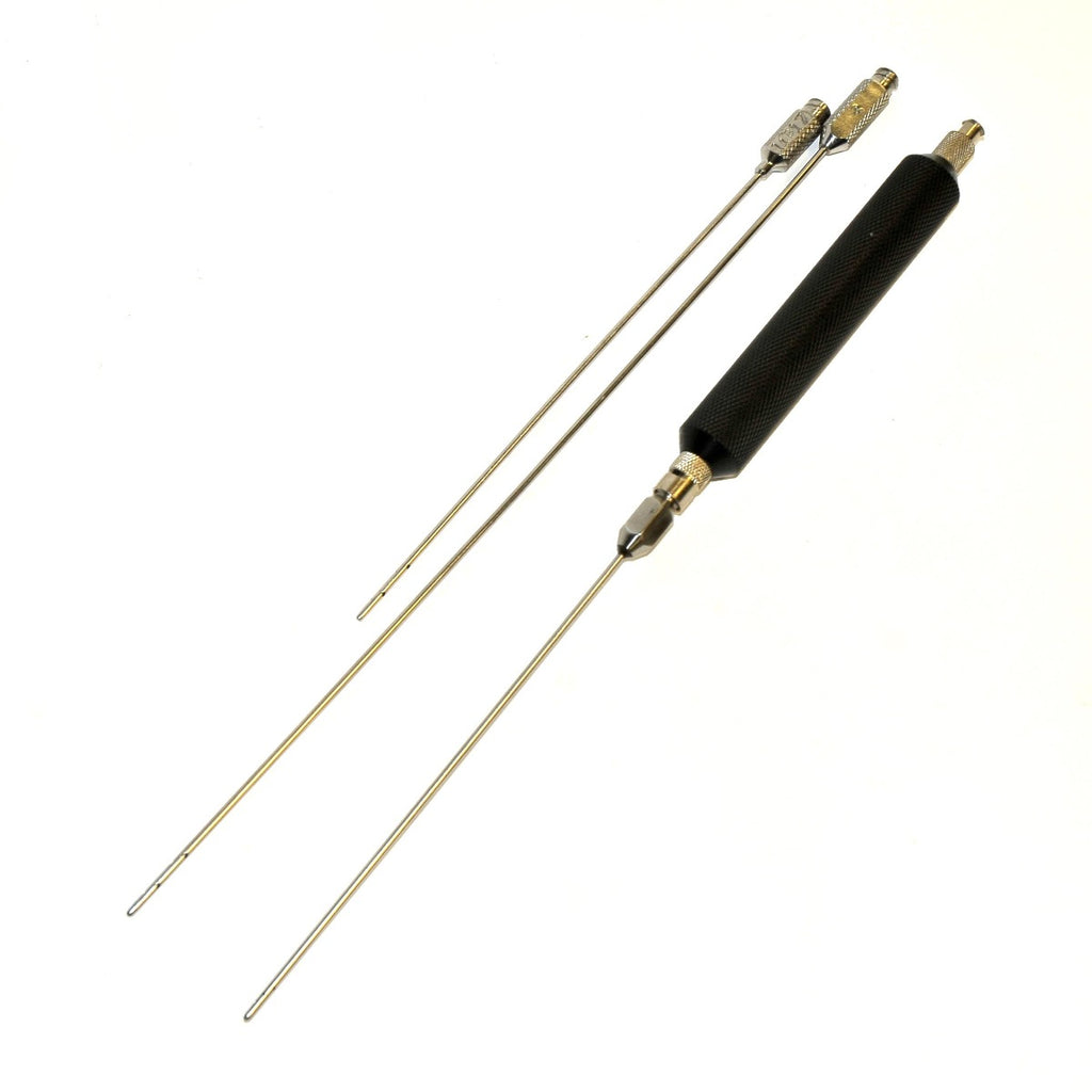 Handpiece Cannula Needle Suction Black Handle Blunt Luer Lock Type x3 Cannulae