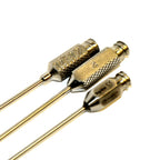 Handpiece Cannula Needle Suction Black Handle Blunt Luer Lock Type x3 Cannulae