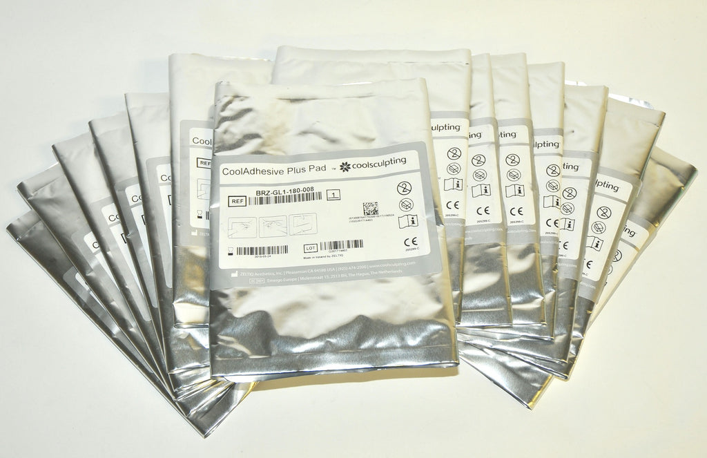 ZELTIQ CoolSculpting CoolAdhesive Plus Pad BRZ-GL1-180-008 CoolSculpt EXP 2019 x14 Pcs