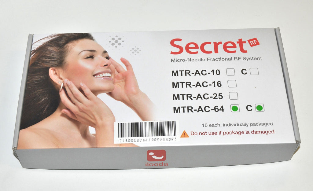 SecretRF 8x8 RF Microneedle Cartridge Secret MTR-AC-C-64 Semi Insulated Zarin x5