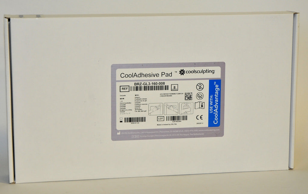 ZELTIQ CoolSculpting CoolAdvantage CoolAdhesive PAD BRZ-GL3-160-008 01/20 x8 Pcs