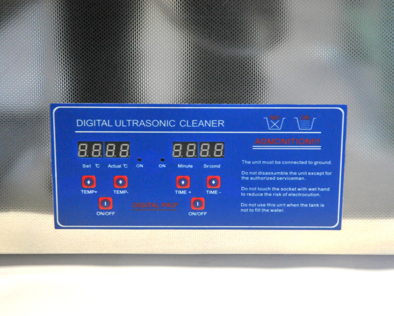 Ultrasonic Cleaner JPS-80A Digital Control LCD Stainless Steel Medical Dental