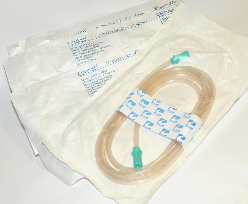ConMed Infiltration Suction Tubing 3/6" x 10' 0036770 Clear Tube Exp 01/20 x4 Pc