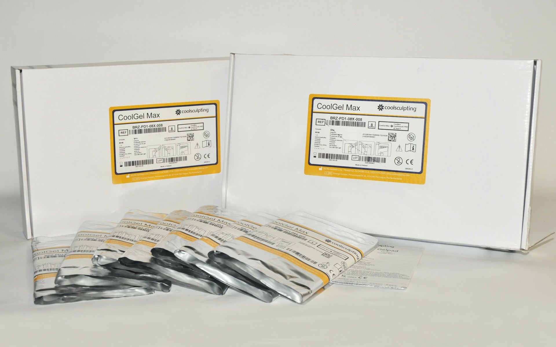 ZELTIQ CoolSculpting CoolGel Max CoolSmooth PRO BRZ-PD1-08X-008 Cool Gel x15 Pcs