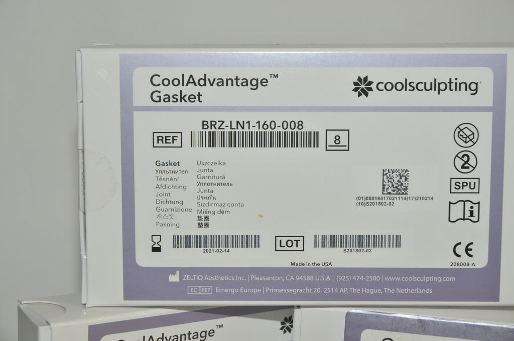ZELTIQ CoolSculpting CoolAdvantage Gasket BRZ-LN1-160-008 Lot 24 Pcs EXP 2021