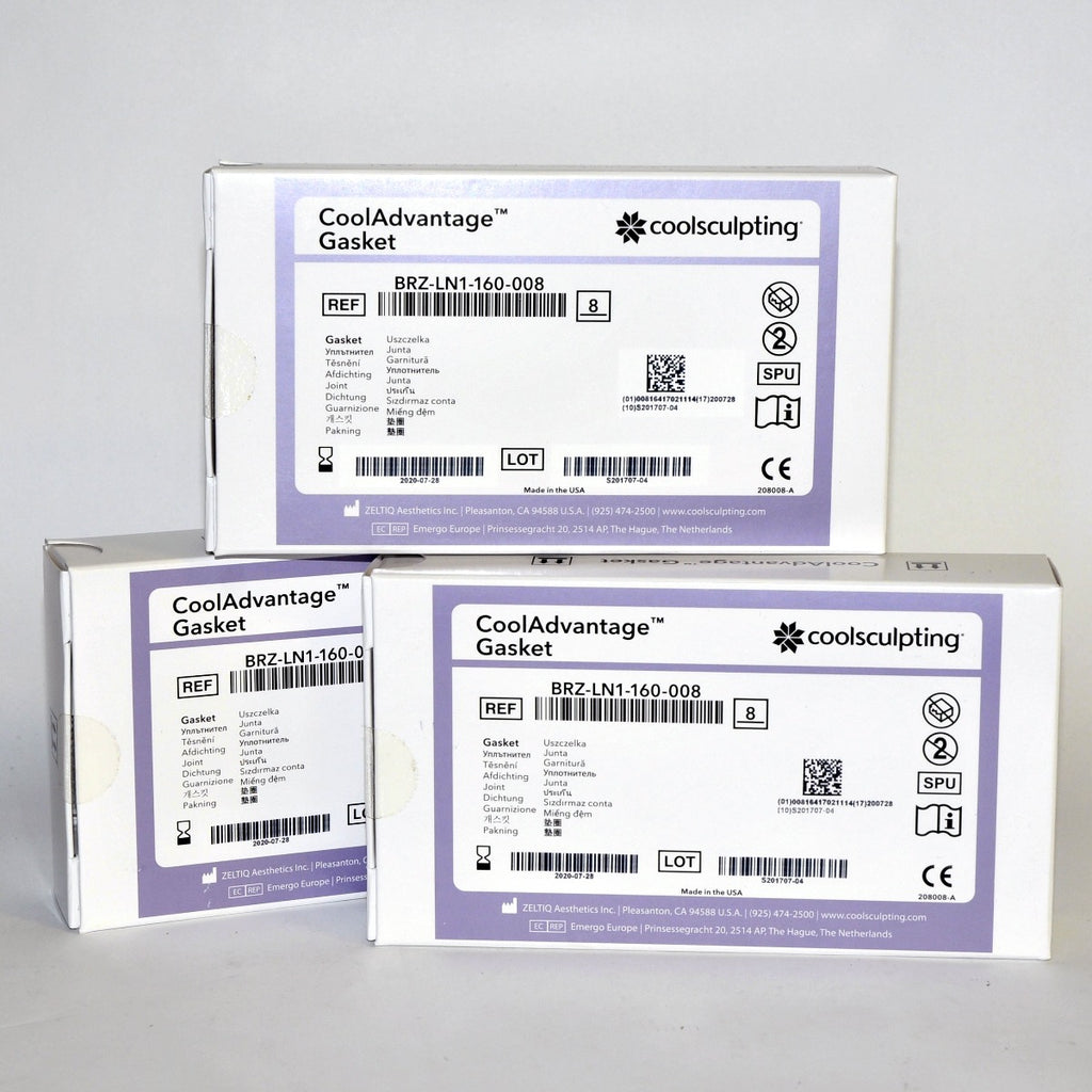ZELTIQ CoolSculpting CoolAdvantage Gasket BRZ-LN1-160-008 Lot 24Pcs EXP 7/20