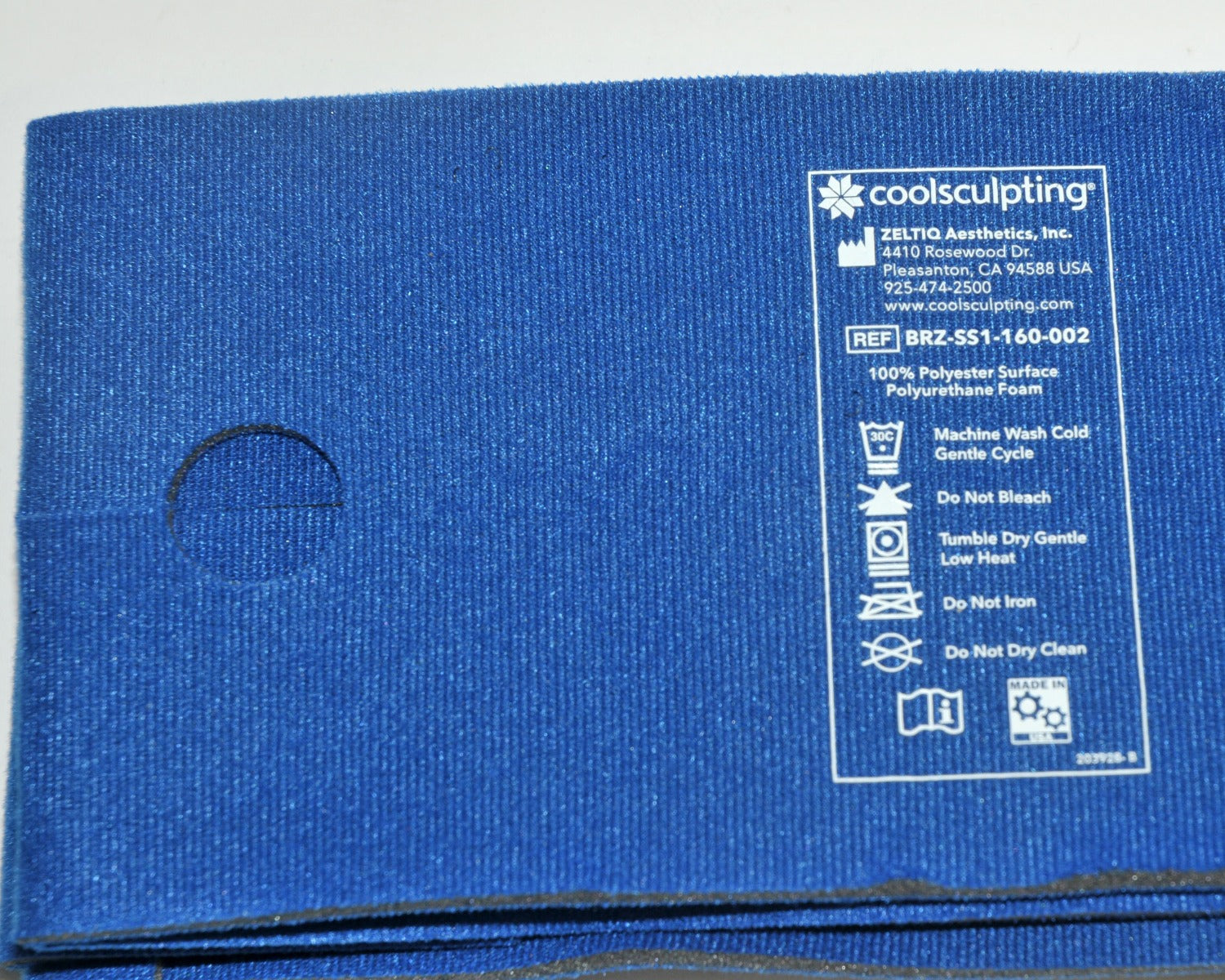 Zeltiq CoolSculpting CoolAdvantage Comfort Strap BRZ-SS1-160-002 w Harness Cover